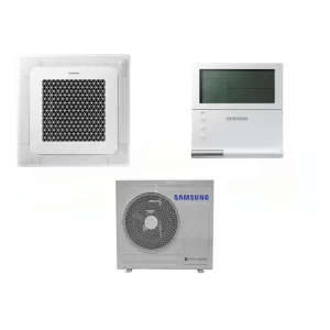 Samsung 14.0KW 4-Way Cassette System R32 Single phase With PC4NUFMAN & MWR-WE13N