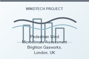 Pedestrian Wind Microclimate Assessment Brighton Gasworks, London, UK